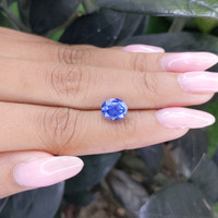 3.07 Ct. Blue Sapphire from Ceylon (Sri Lanka) Life Style