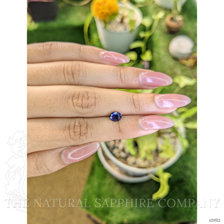 1.01 Ct. Blue Sapphire from Ceylon (Sri Lanka)