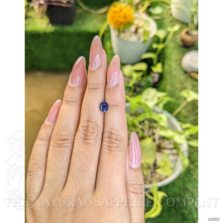 1.01 Ct. Blue Sapphire from Ceylon (Sri Lanka)