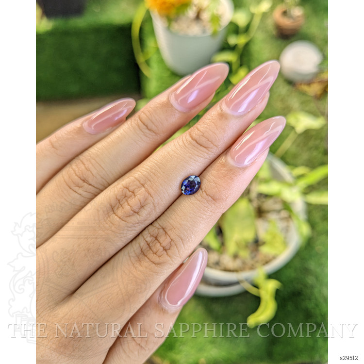 1.01 Ct. Blue Sapphire from Ceylon (Sri Lanka)