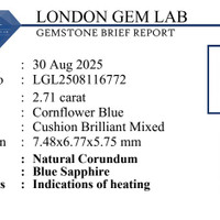 2.71 Ct. Blue Sapphire from Ceylon (Sri Lanka) Pdf