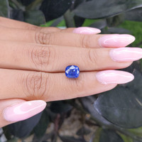 2.71 Ct. Blue Sapphire from Ceylon (Sri Lanka) Life Style