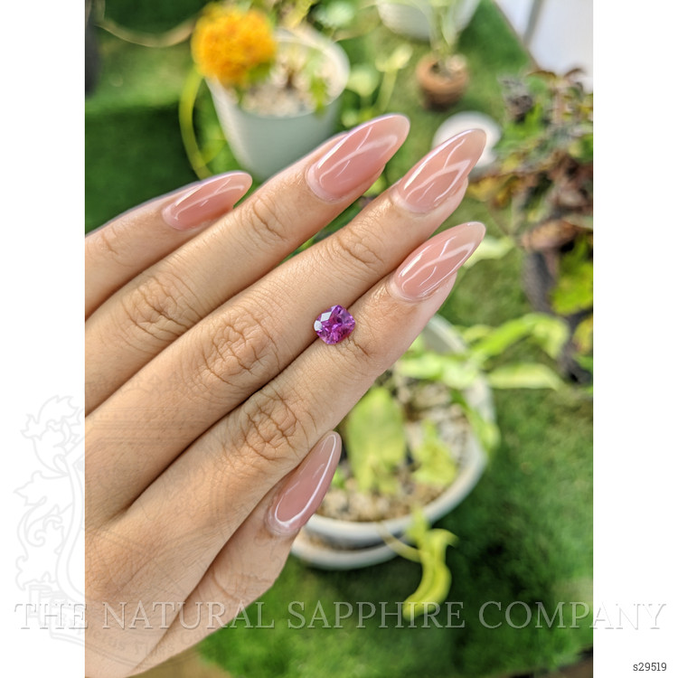 1.29 Ct. Pinkish Purple Sapphire from Madagascar