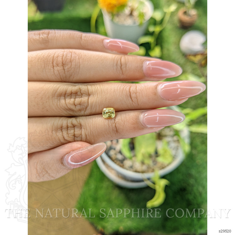 0.85 Ct. Yellow Sapphire from Ceylon (Sri Lanka)