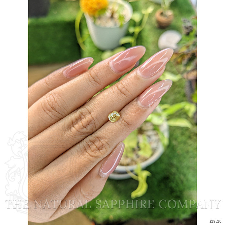 0.85 Ct. Yellow Sapphire from Ceylon (Sri Lanka)