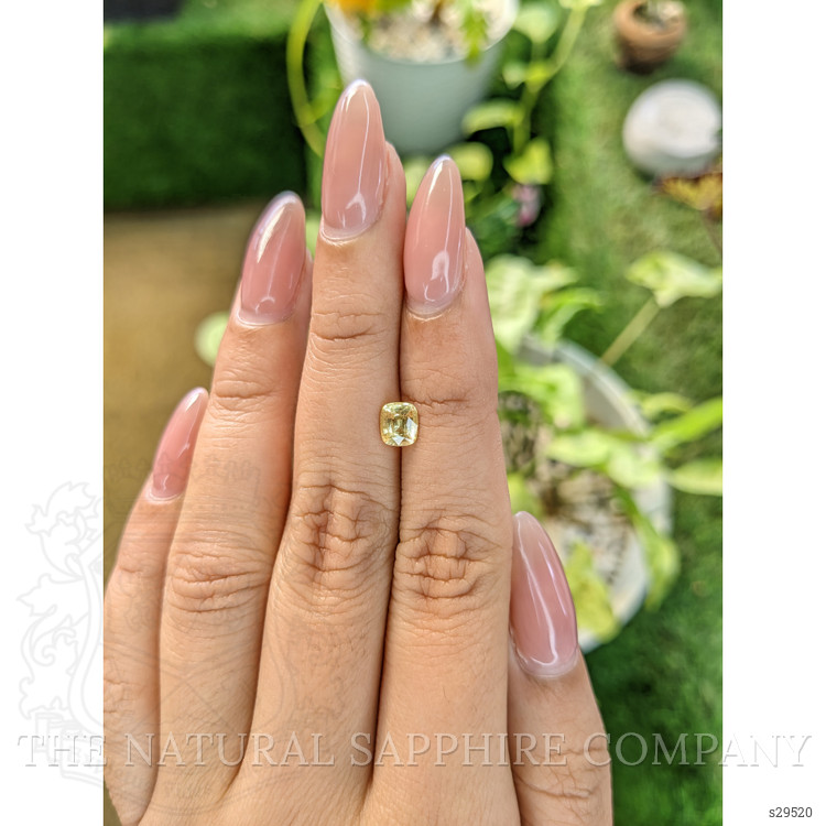 0.85 Ct. Yellow Sapphire from Ceylon (Sri Lanka)