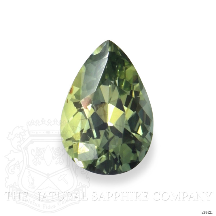 0.88 Ct. Yellowish Green Sapphire from Madagascar