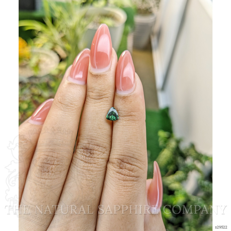 0.70 Ct. Green Sapphire from Madagascar