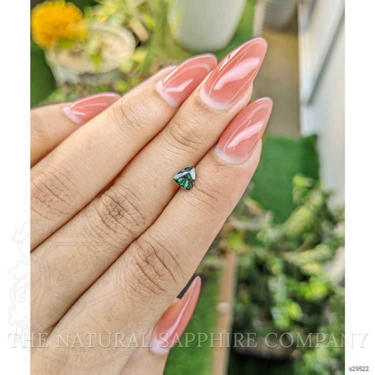 0.70 Ct. Green Sapphire from Madagascar