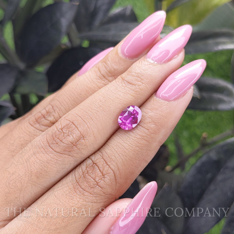 1.97 Ct. Pinkish Purple Sapphire from Ceylon (Sri Lanka)