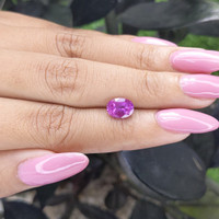 1.97 Ct. Pinkish Purple Sapphire from Ceylon (Sri Lanka) Life Style
