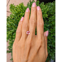 2.12 Ct. Padparadscha Sapphire from Ceylon (Sri Lanka) Life Style