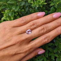 2.58 Ct. Padparadscha Sapphire from Ceylon (Sri Lanka) Life Style