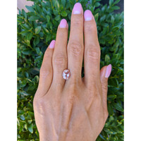 3.60 Ct. Padparadscha Sapphire from Ceylon (Sri Lanka) Life Style