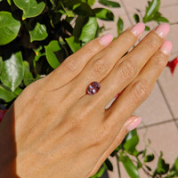 3.60 Ct. Padparadscha Sapphire from Ceylon (Sri Lanka) Life Style