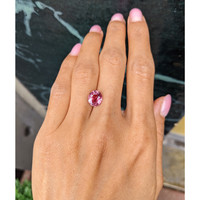 3.03 Ct. Padparadscha Sapphire from Madagascar Life Style