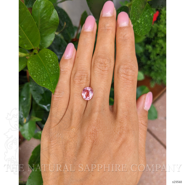 3.42 Ct. Padparadscha Sapphire from Ceylon (Sri Lanka)