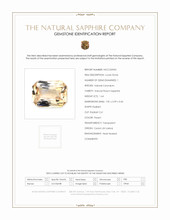1.64 Ct. Peach Sapphire from Ceylon (Sri Lanka) Scan Report