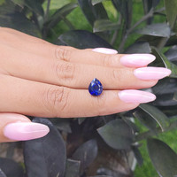 3.07 Ct. Blue Sapphire from Ceylon (Sri Lanka) Life Style