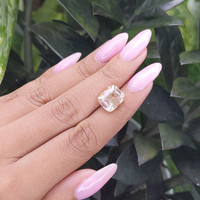6.47 Ct. Peach Sapphire from Ceylon (Sri Lanka) Life Style