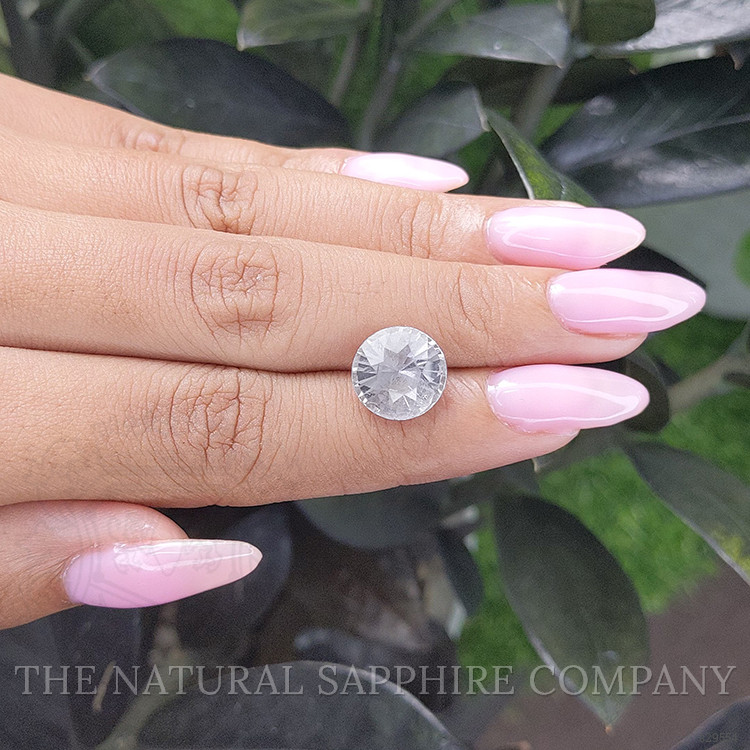 6.04 Ct. White Sapphire from Ceylon (Sri Lanka)