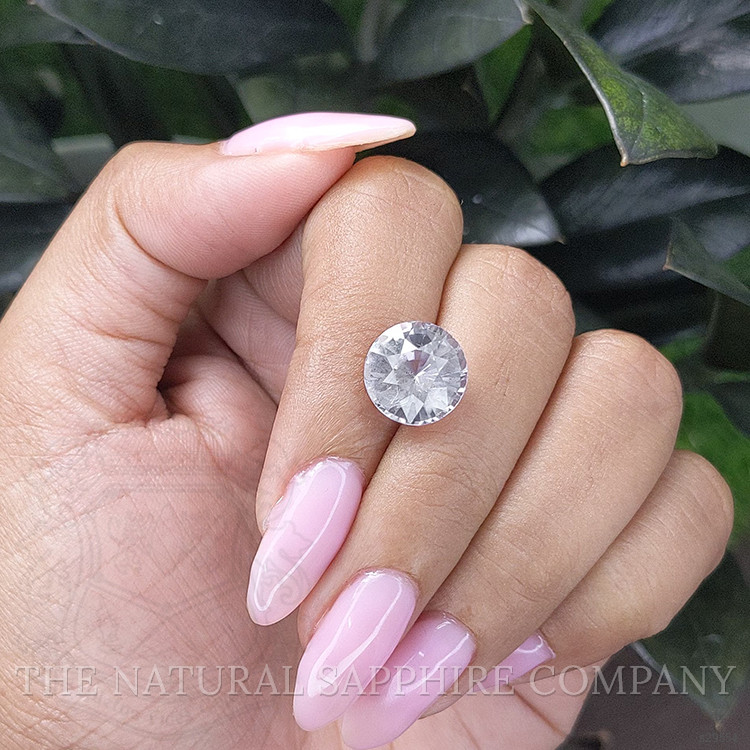 6.04 Ct. White Sapphire from Ceylon (Sri Lanka)