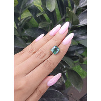 5.00 Ct. Green Sapphire from Madagascar Life Style