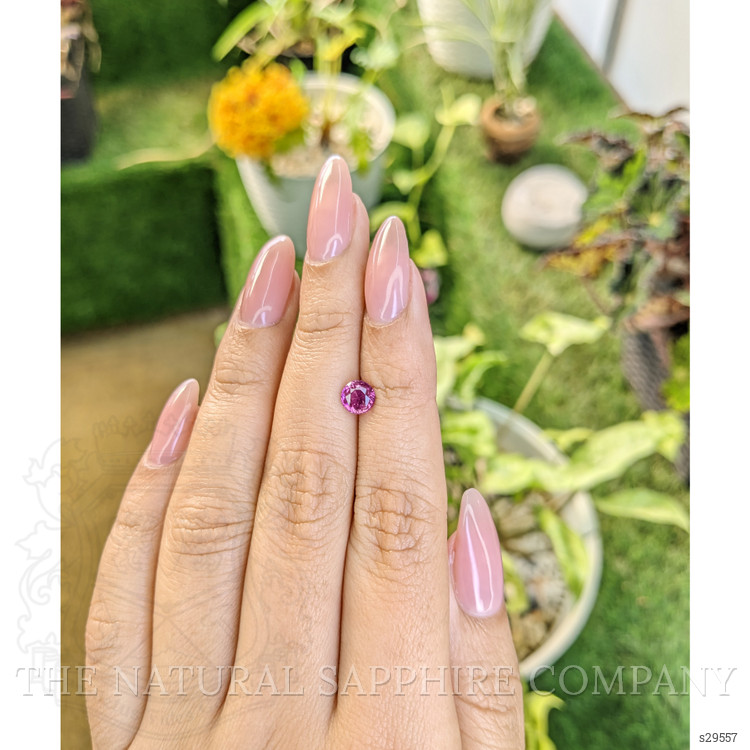0.88 Ct. Pinkish Purple Sapphire from Ceylon (Sri Lanka)