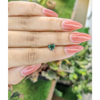 1.15 Ct. Green Sapphire from Madagascar Life Style