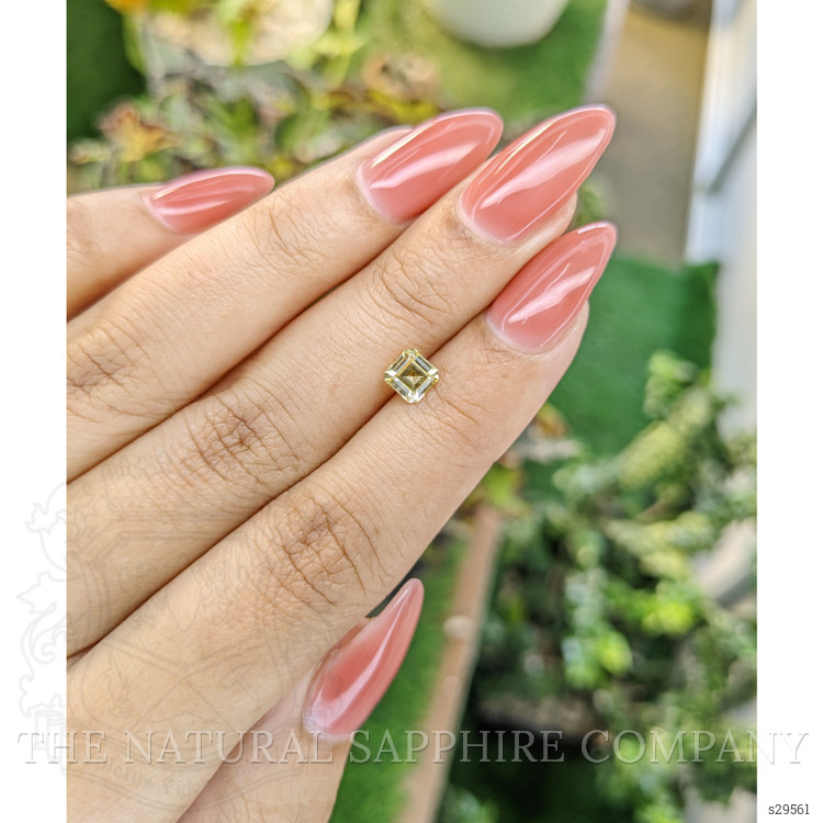 0.73 Ct. Yellow Sapphire from Ceylon (Sri Lanka)