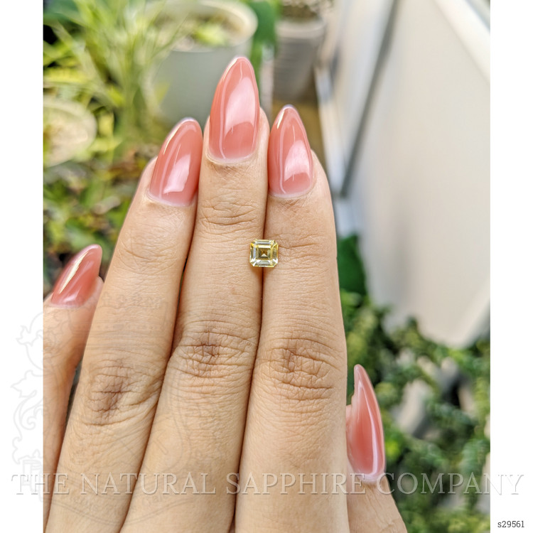 0.73 Ct. Yellow Sapphire from Ceylon (Sri Lanka)