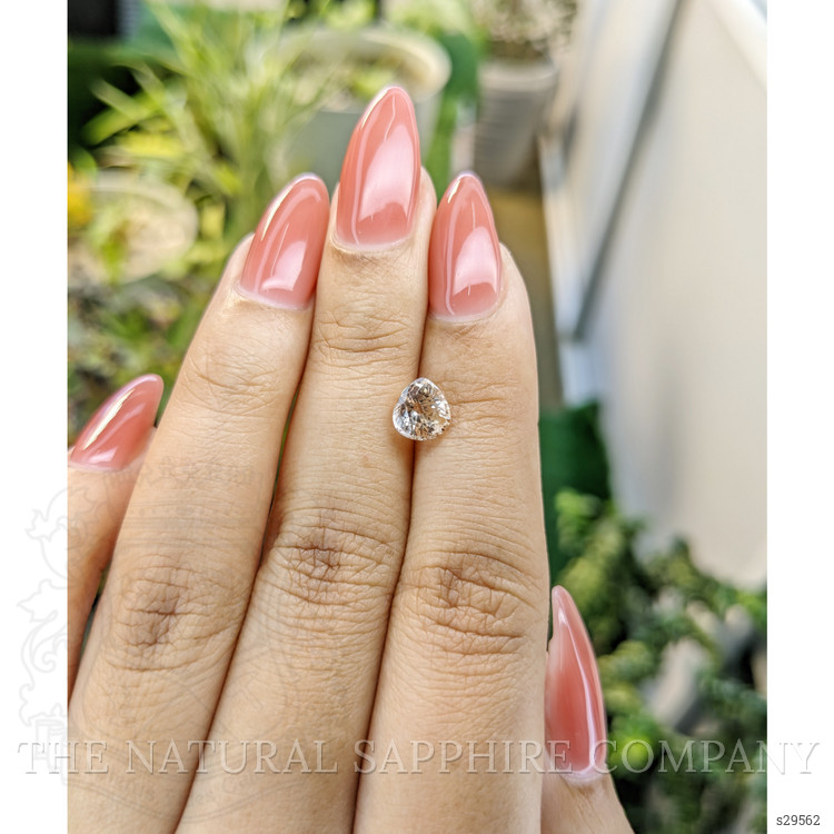 1.57 Ct. Peach Sapphire from Ceylon (Sri Lanka)