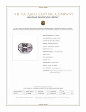 1.36 Ct. Pink Sapphire from Ceylon (Sri Lanka) Scan Report