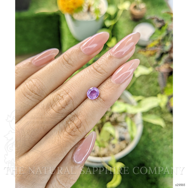 1.13 Ct. Pinkish Purple Sapphire from Ceylon (Sri Lanka)