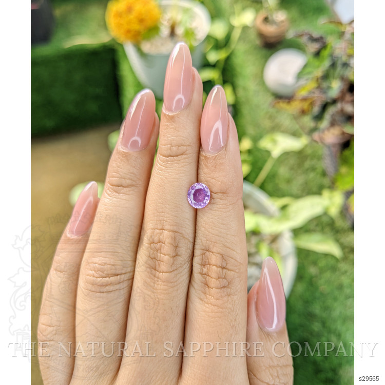 1.13 Ct. Pinkish Purple Sapphire from Ceylon (Sri Lanka)