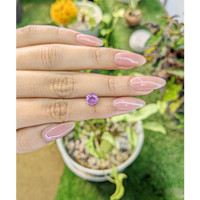 1.13 Ct. Pinkish Purple Sapphire from Ceylon (Sri Lanka) Life Style