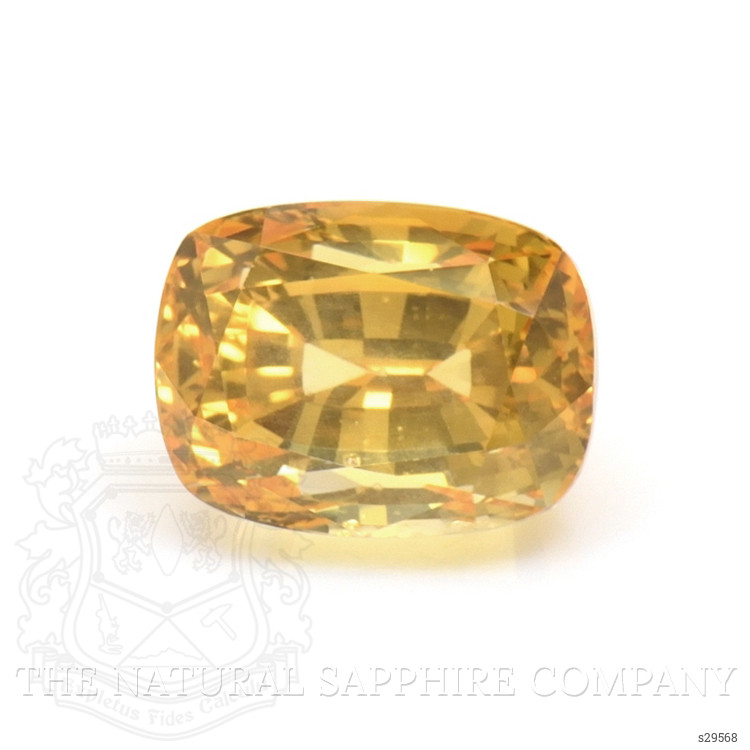 3.09 Ct. Yellowish Orange Sapphire from Ceylon (Sri Lanka)