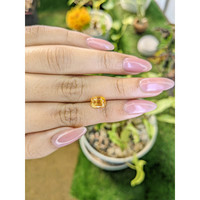 3.09 Ct. Yellowish Orange Sapphire from Ceylon (Sri Lanka) Life Style