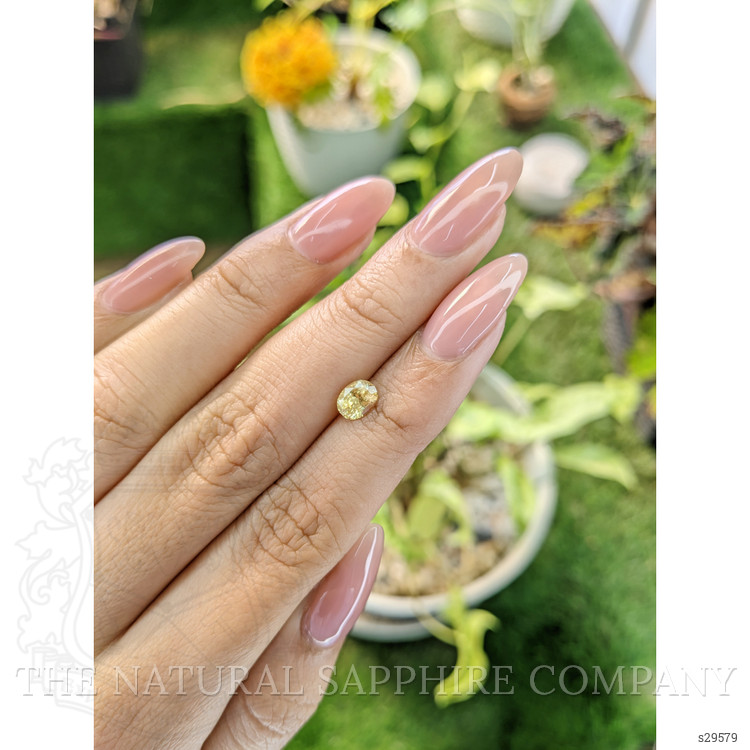 0.92 Ct. Yellow Sapphire from Ceylon (Sri Lanka)
