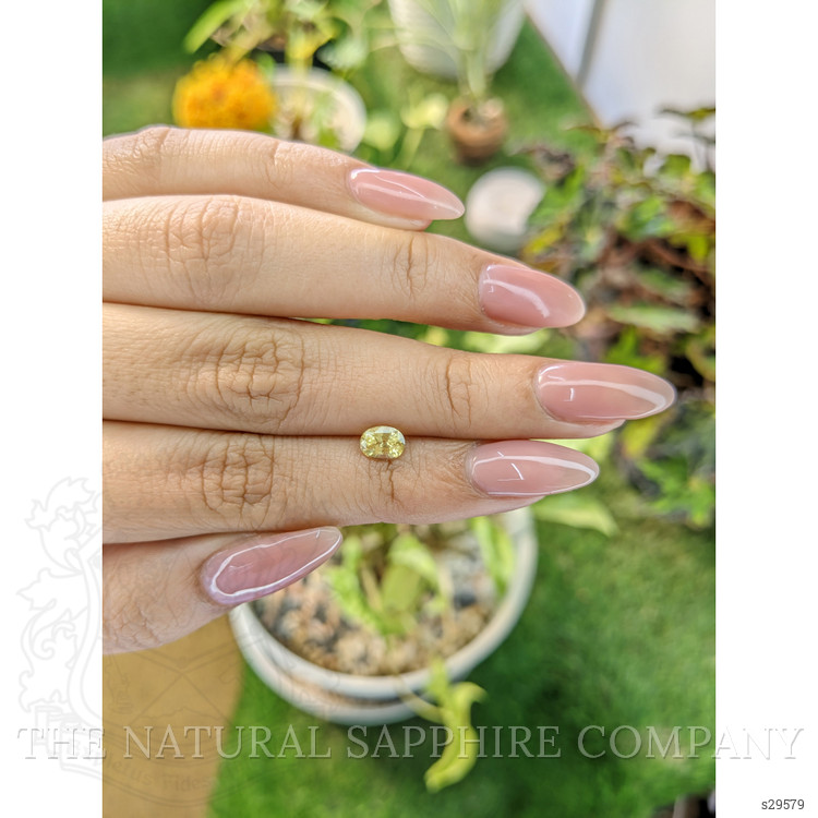 0.92 Ct. Yellow Sapphire from Ceylon (Sri Lanka)