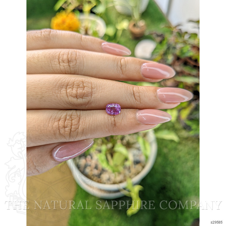 1.72 Ct. Pinkish Purple Sapphire from Ceylon (Sri Lanka)