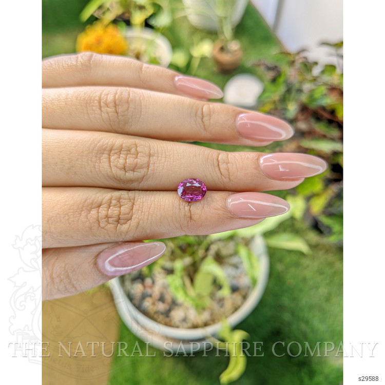 2.05 Ct. Pinkish Purple Sapphire from Ceylon (Sri Lanka)