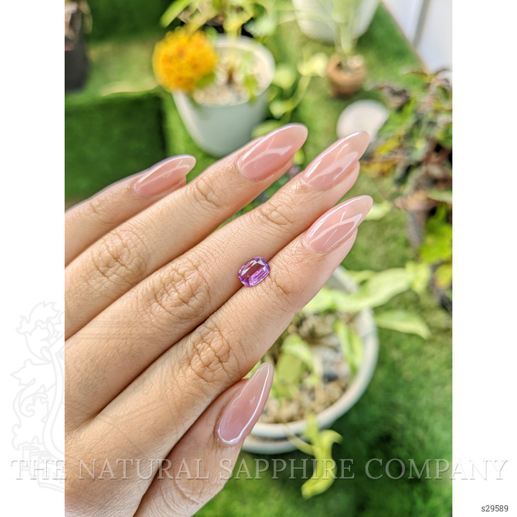 1.15 Ct. Pinkish Purple Sapphire from Ceylon (Sri Lanka)