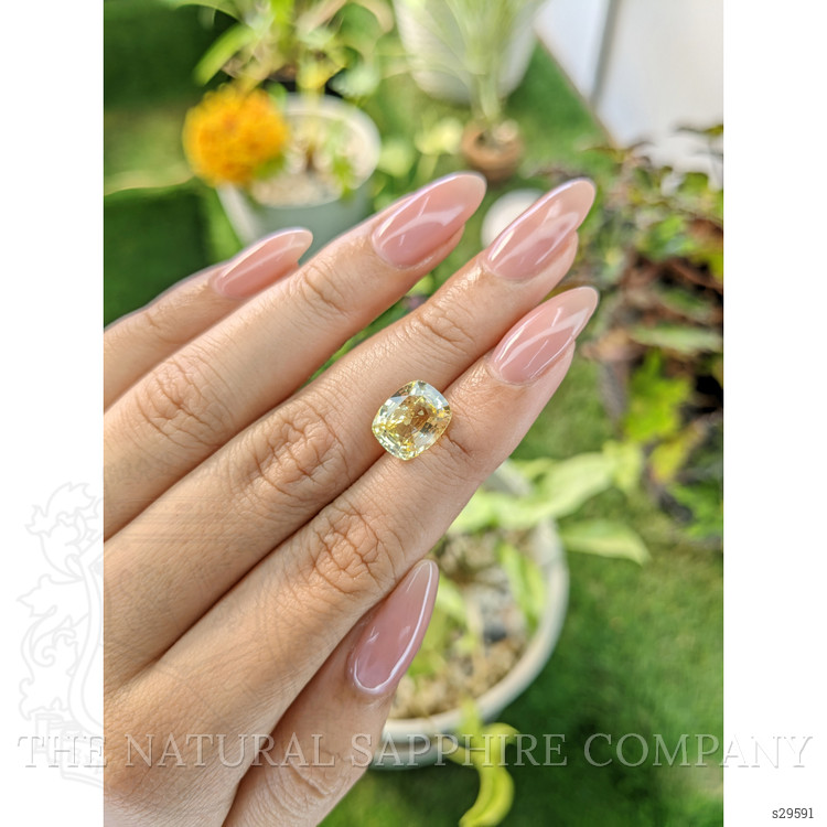 5.07 Ct. Yellow Sapphire from Ceylon (Sri Lanka)