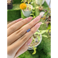 1.25 Ct. Blue Sapphire from Ceylon (Sri Lanka) Life Style