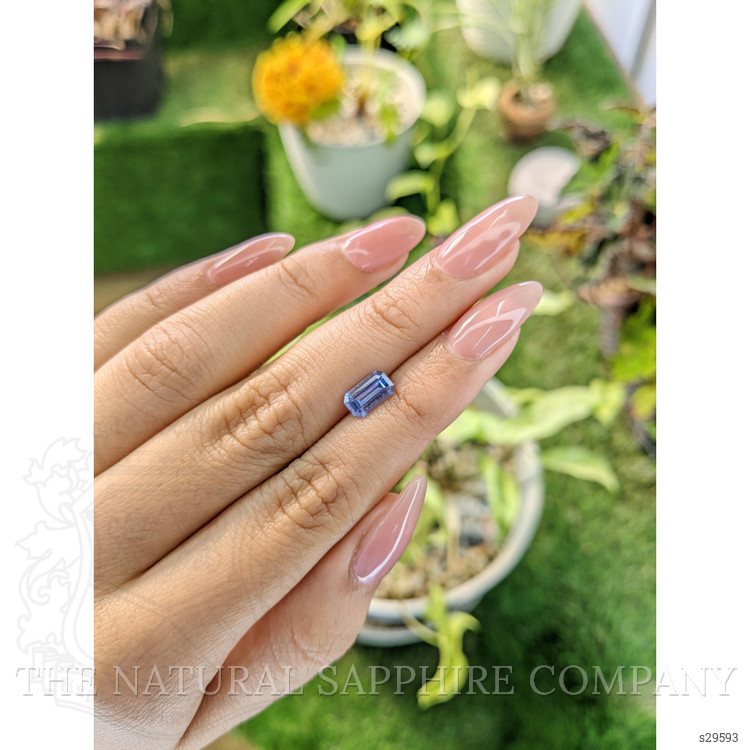 1.25 Ct. Blue Sapphire from Ceylon (Sri Lanka)