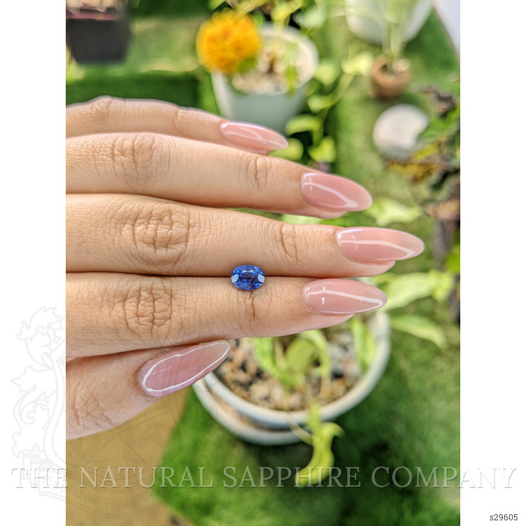 1.42 Ct. Blue Sapphire from Ceylon (Sri Lanka)