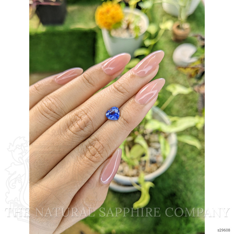 1.24 Ct. Blue Sapphire from Ceylon (Sri Lanka)