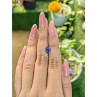 1.83 Ct. Blue Sapphire from Ceylon (Sri Lanka) Life Style