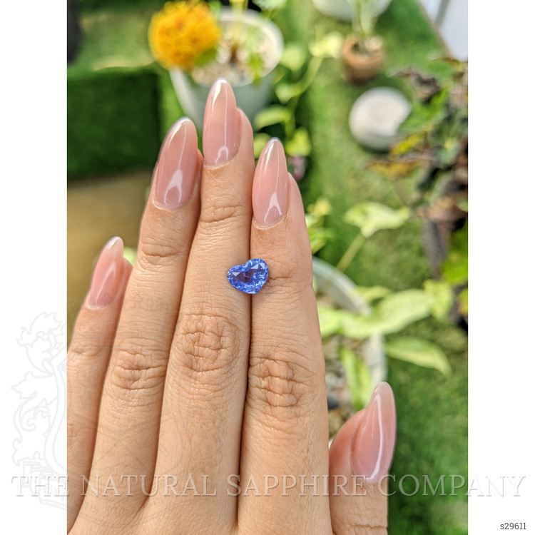 1.95 Ct. Blue Sapphire from Ceylon (Sri Lanka)